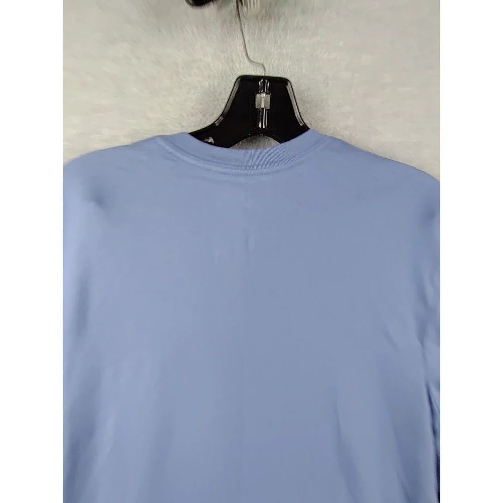 Polo Ralph Lauren Mens Shirt Medium Blue Small Pony Tee V Neck‎ Pullover Preppy
